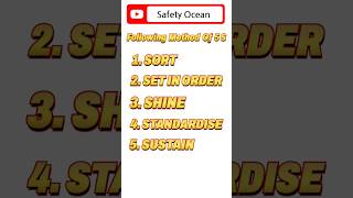 What is 5S | What are the 5S stand for | 5S का मतलब क्या होता हैं। 5S Methodology |#shorts #5ssafety