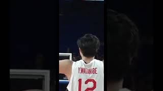 Yuta Watanabe CELEBRATIONS after DEFEATING Venezuela Team | FIBA WORLD CUP | 8-31-2023