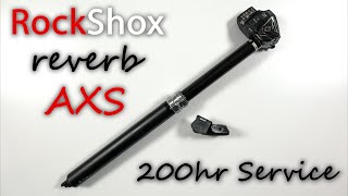 Rochshox Reverb AXS Dropper post 200 hr Service guide. Watch to avoid the damage seen in this video