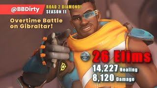 Healing & Hurting - Baptiste - Gold 1 Gameplay - OW2