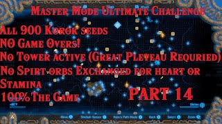 The legend of Zelda Breath of the wild ultimate master mode challenge Part 14 100%