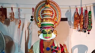 Prahalada charitham kathakali Prahaladan by Vishnudathan H pisharody.Balakanmare ningal padam.Part 1