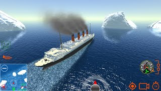 RMS Aquitania hit iceberg - Ship Handling Simulator