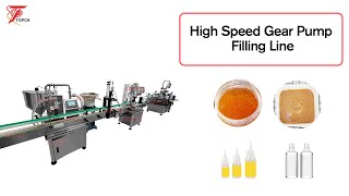 High Speed Gear Pump Filling Line