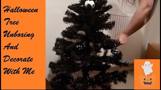 Vlogtober 2024: Day 8 - Halloween Tree Unboxing & Decorate With Me