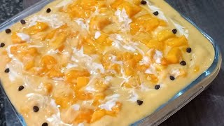 Mango Delight | Easy Mango Dessert | Quick Seasonal Mango Delight Recipe