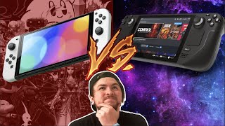 Steam Deck vs Nintendo Switch OLED Model - My reaction