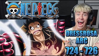 Gear 4! The Phenomenal Boundman! Anger Erupts! | One Piece - 724 - 726 | Reaction