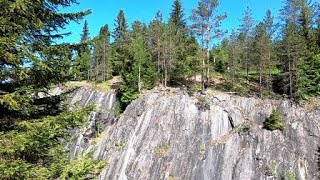 Парк Рускеала, водопад на реке