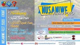 NUSANIWE FESTIVAL 2020 - SCHEDULE EVENT