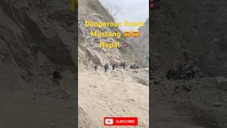 Dangerous Roads of Mustang, Nepal #shorts #youtubeshorts #nepal #mustang