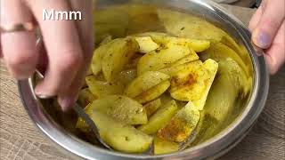 Village potatoes in the oven.  Simple and delicious recipe!