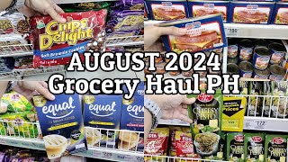 AUGUST 2024 Grocery Haul PH with Prices Realistic Grocery Shopping Vlog