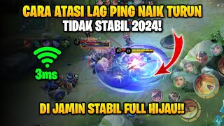 WOW!! CARA MENGATASI LAG PING JARINGAN MOBILE LEGEND TERBARU 2024 ANTI RIBET CUY 100% WORK