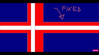 I "Fixed" the Icelandic flag