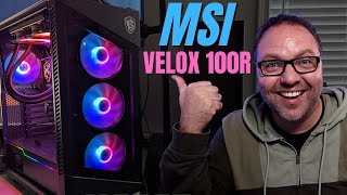 MSI MPG Velox 100R Mid Tower PC Case Overview