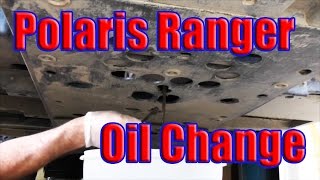 How to Change Oil Polaris Ranger 800: Water in Oil