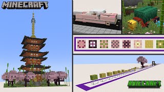 Cherry Wood Build Hacks & Bamboo Build Ideas - Minecraft Trails & Tales Build Ideas - 1.20 Update