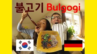 🇰🇷🇩🇪Extrem leckeres koreanisches Bulgogi 집밥이 그리울 때 독일에서 만드는 존맛탱 간단 불고기[DE Sub][한국자막]