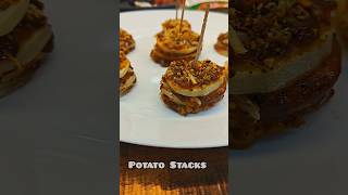 New style of having pizza |Diwali snack ideas | Diwali Party Appetizers | Pizza potato Stacks |