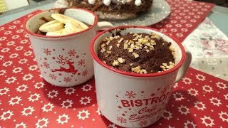 Mug cake! Torta in tazza alla banana e al cioccolato