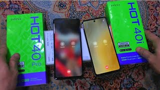 Infinix Hot 40 Pro 🤜VS🤛 Hot 40i Camera test & Full Compare & unboxing Review