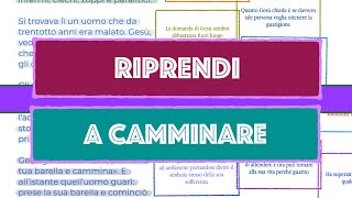 Riprendi a camminare (Gv 5,1-16) MARTEDÌ 12 MARZO Vangelo del Giorno