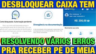 DESBLOQUEANDO E RESOLVENDO VÁRIOS ERROS DO CAIXA TEM SEM PRECISAR IR ATÉ A CAIXA! PASSO A PASSO