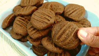 Biscoito Amanteigado de Chocolate Impossível parar de Comer!