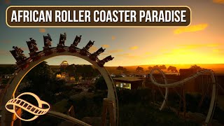 🦁 AFRICAN COASTER PARADISE - Planet Coaster Spotlight - Wild Dominion by @jas_creates