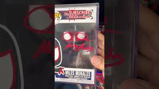 MILES MORALES (Autographed) FUNKO POP (Spiderman) #funkopop #short #shortsvideo