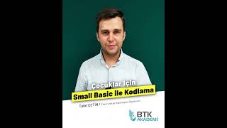 "Çocuklar İçin Small Basic ile Kodlama" BTK Akademi'de Ücretsiz!