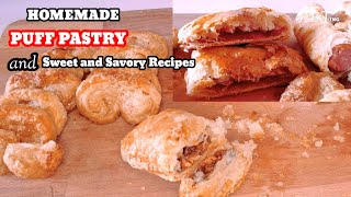 Puff Pastry | Puff pastry dough | Puff pastry recipes