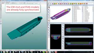 Two way 3D data exchange between PIAS and CADMATIC Hull