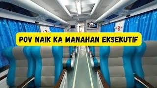 POV naik kereta api manahan eksekutif ( ASMR)