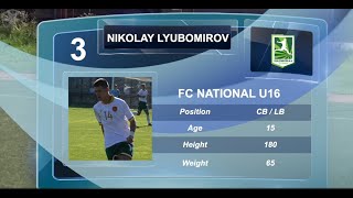 Nikolay Lyubomirov (FC National /Sofia/), U16 2023/2024