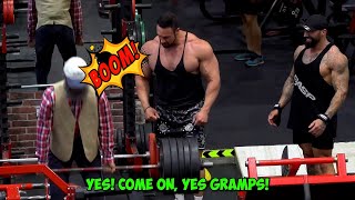 Elite PowerLifter Pretends To Be An Old Man | Anatoly Gym Prank