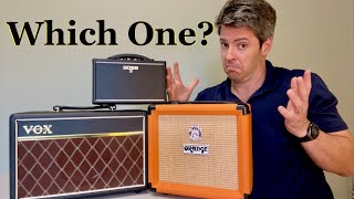 $100 Guitar Amp Shoot Out: Boss Katana Mini vs Orange Crush 12 vs Vox Pathfinder 10 (Review + DEMO)