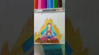 Holika dahan drawing #music #drawing #draw #holika dahan