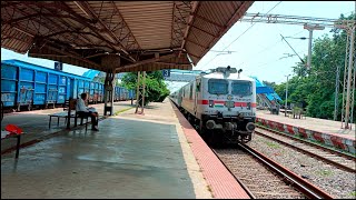 HIGH SPEED BURST 130 kmph 12854 Amarkantak express| Bhopal to Durg| Hauled by Erode WAP7 37522 | IR