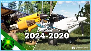 Microsoft Flight Simulator 2020 VS Microsoft Flight Simulator 2024 Comparison