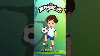 football  ⚽ miraculous characters all in football game in mod // #miraculous #anime #ytshorts