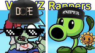 Friday Night Funkin' VS Plants vs  Rappers FULL WEEK + Cutscenes FNF Mod Crazy PVZ Mod Zombies