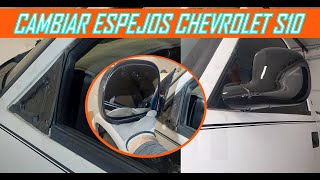 Como instalar espejos laterales en las camionetas chevrolet S10