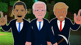 US Presidents Play Minecraft Animated