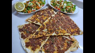 Evde Hazır Yufkadan Nefis Lezzetli Lahmacun Tarifi ✅ 10 Dakikada Hazır 👉 Yaptım Oldu