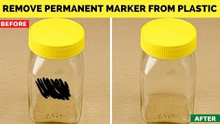 Best Way to Remove Permanent Marker From Plastic Easily