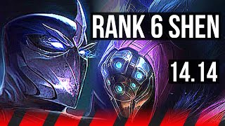 SHEN vs JAX (TOP) | 4/0/3, Rank 6 Shen | TR Challenger | 14.14