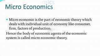 WHAT IS ECONOMICS THEORY?