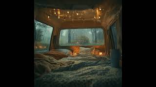 Leave It All To Sink Into Heavy Rain And Thunderstorms | Relax And Sleep In Cozy Car